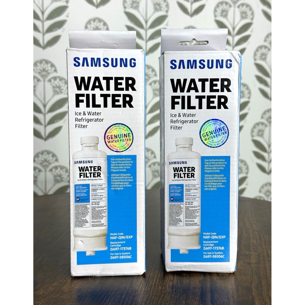 Samsung HAF-QIN/EXP Refrigerator Water Filter 2-Pack DA97-17376B Genuine